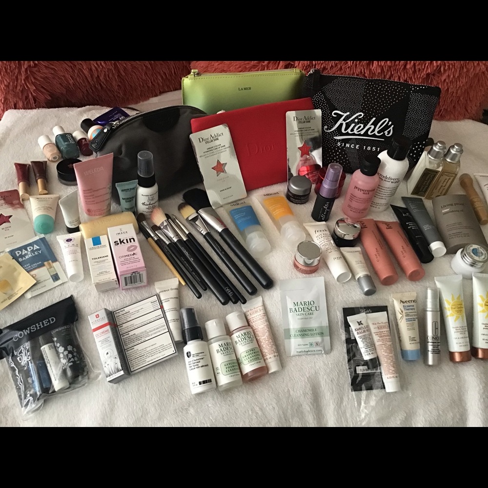 70 Dior, Mac, Nars , Makeup Bags , Makeup Brushes